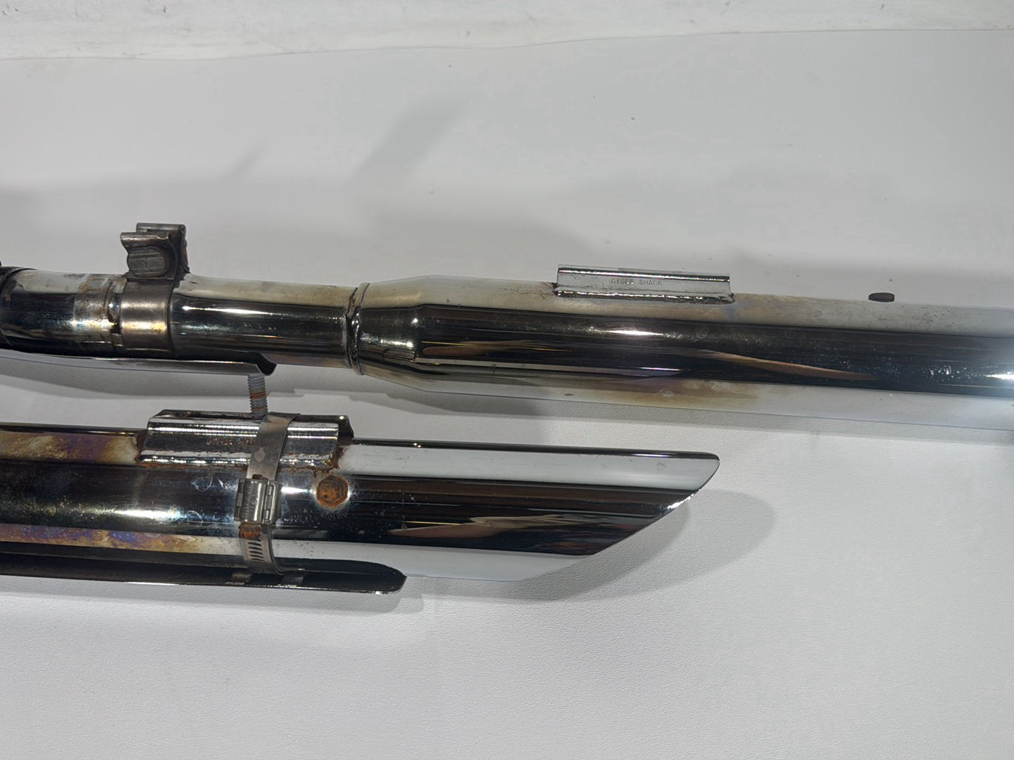 2004 Harley Softail FLSTC Heritage Classic OEM Exhaust Header Pipes Muffler
