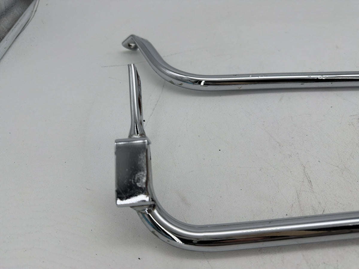 06 Harley Road King Touring Custom OEM Rear Left Right Saddlebag Guard Rails Bar