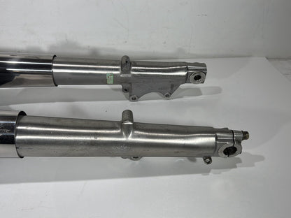 1998 Harley Road King Touring FLHRCI Classic OEM Front Triple Tree Set & LH RH Fork Legs Sliders