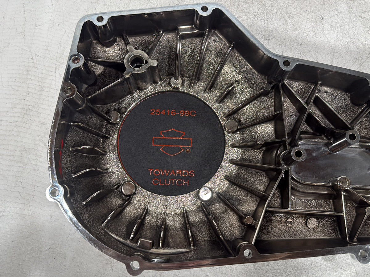 2005 Harley Softail Fat Boy FLSTF OEM Outer Primary Clutch Cover