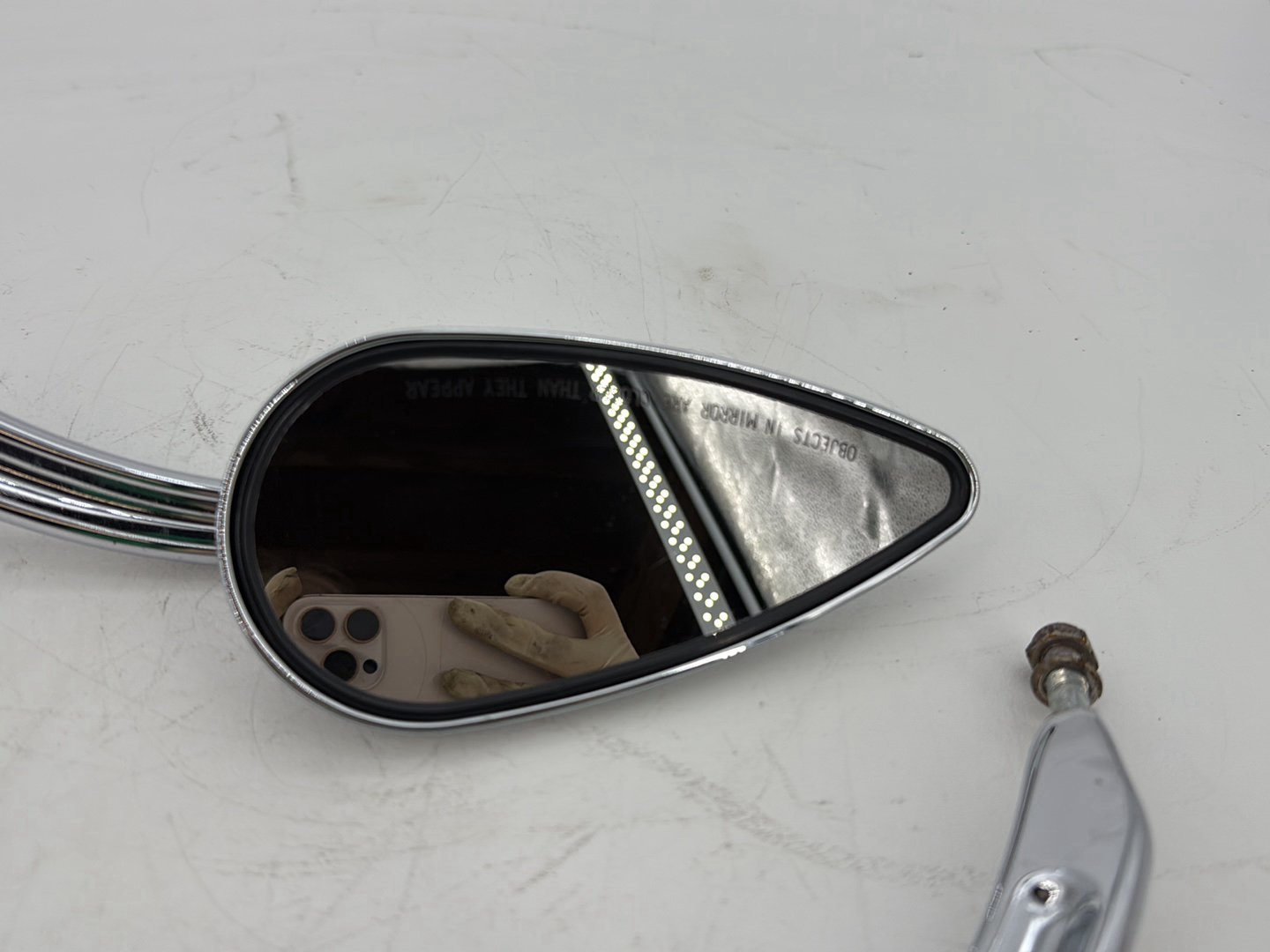 2009 Harley Sportster XL1200C 1200 Custom OEM Left Right Rear View Mirror