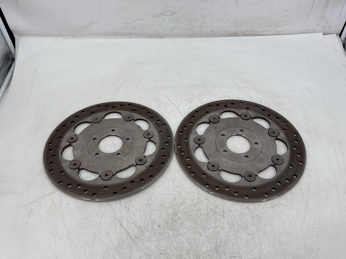 2010 Harley Dyna Fat Bob FXDF OEM Front Brake Rotors Disc Pair