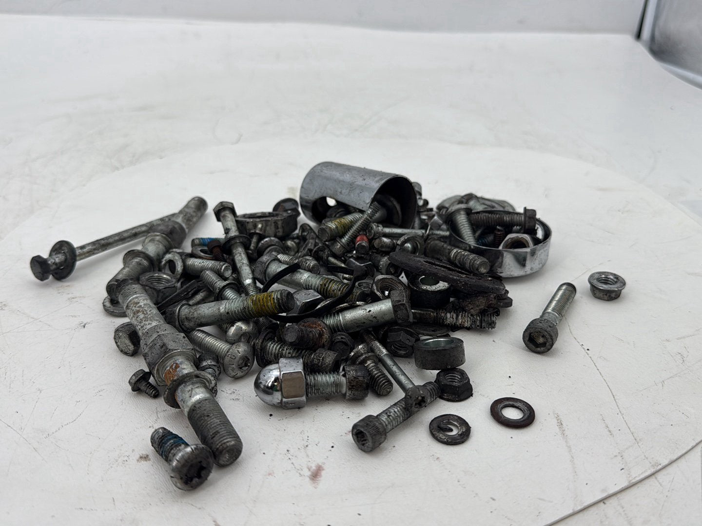 2005 Harley Dyna FXDWG Wide Glide OEM Hardware Bolts Nuts & Brackets