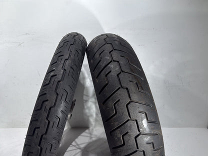 2009 Harley Dyna Street Bob FXDB OEM Front Rear Wheel Rim Tire Spoked 17" 19"