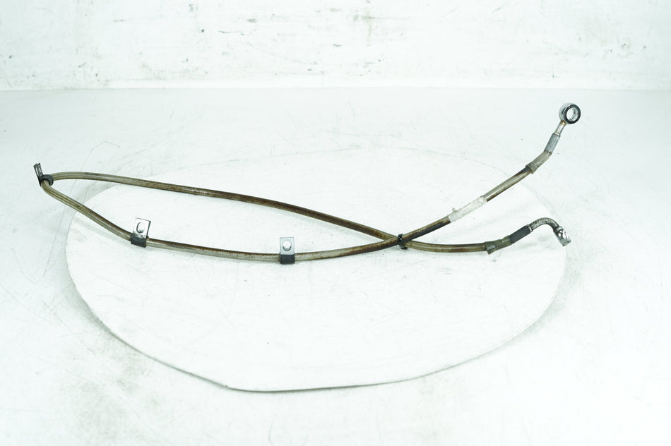 2003 Harley Softail FLSTF Fat Boy OEM Front Brake Hose Line Pipe
