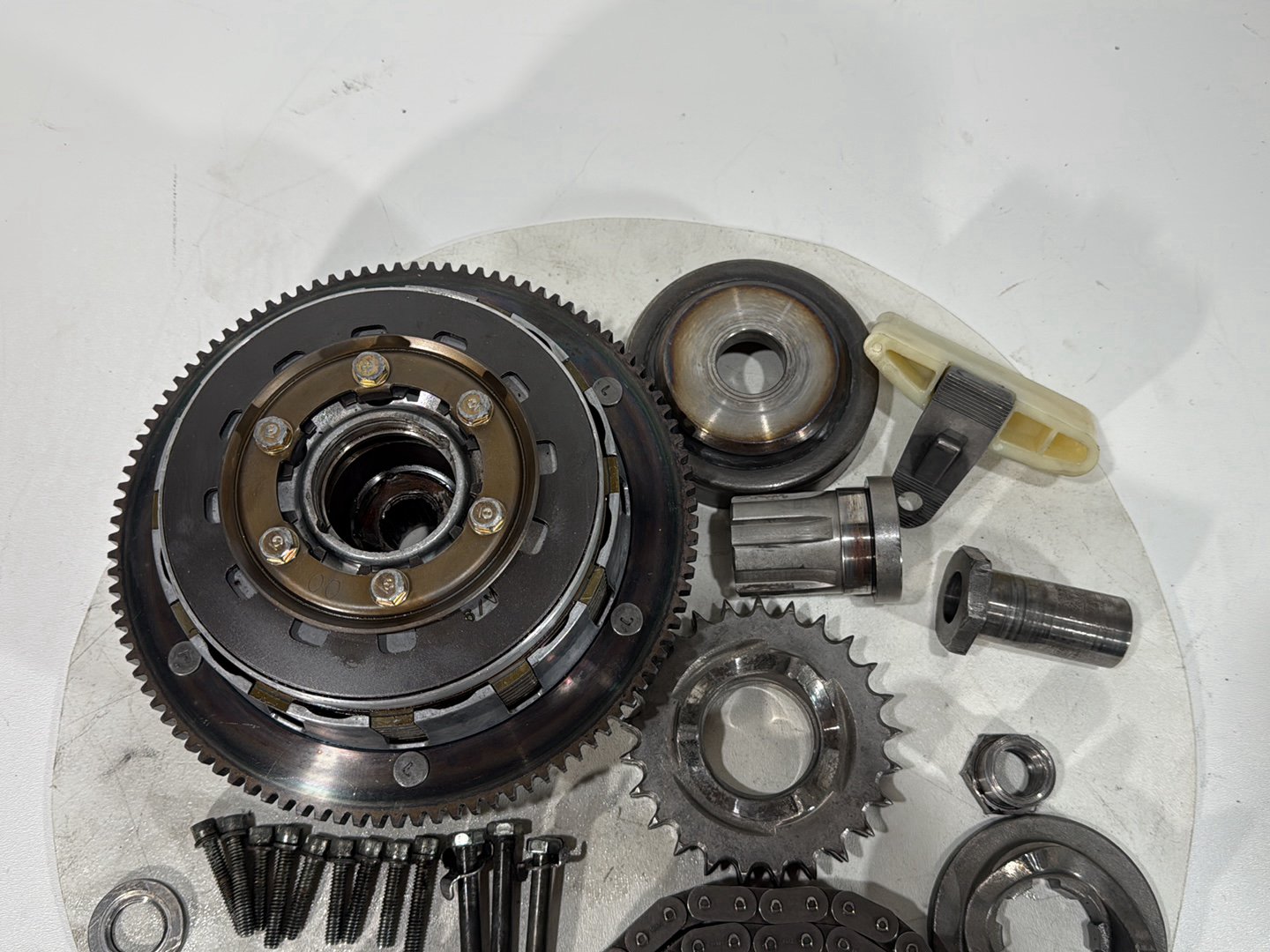 2003 Harley Electra Glide Touring Ultra FLHTCUI OEM Clutch Basket Chain Tensioner Kit