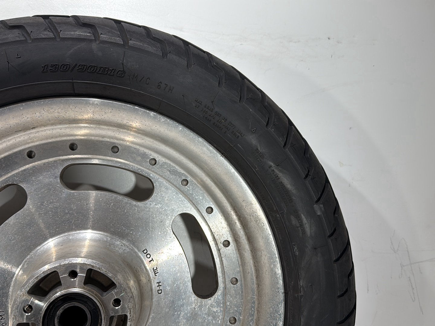 2010 Harley Dyna Fat Bob FXDF OEM Front & Rear Wheel Rim Tire 16"