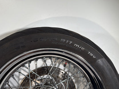 2007 - 2017 Harley-Davidson Dyna Super Glide Custom Front Rear Wheel Rim Tire Spoked 43105-06 , 40979-06