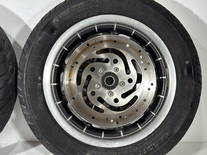 1999 - 2006 Harley-Davidson Touring Electra Glide Front & Rear Wheel Rim Tire 43493-00