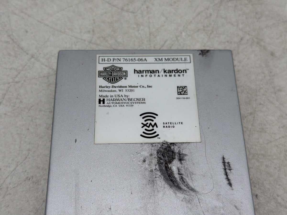 2008 Harley Electra Glide Touring OEM XM Harman Kardon Radio Module 76165-06A