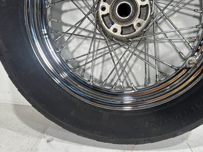 2013 Harley Heritage Softail Classic FLSTC OEM Front Rear Wheel Rim Tire Spoked