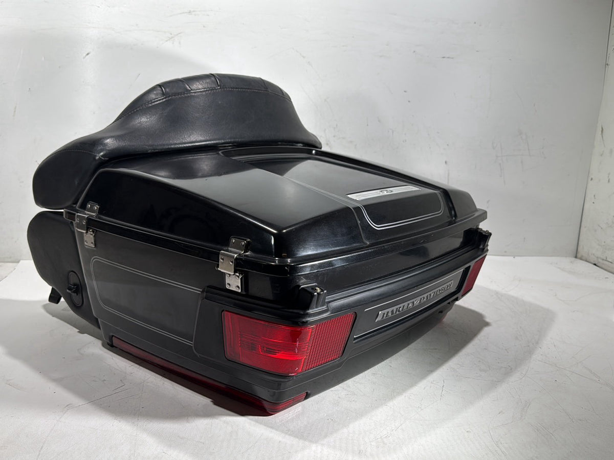 2008 Harley Electra Glide Touring Ultra OEM Pass Backrest Tour Pak Luggage NOKey