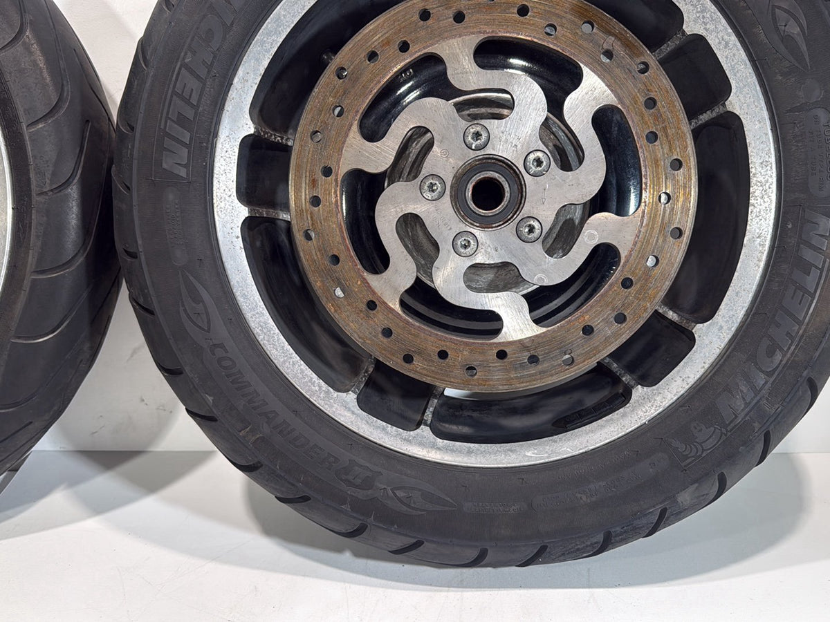 2012 Harley Touring FLHX Street Glide OEM Front & Rear Wheel Rim Tire