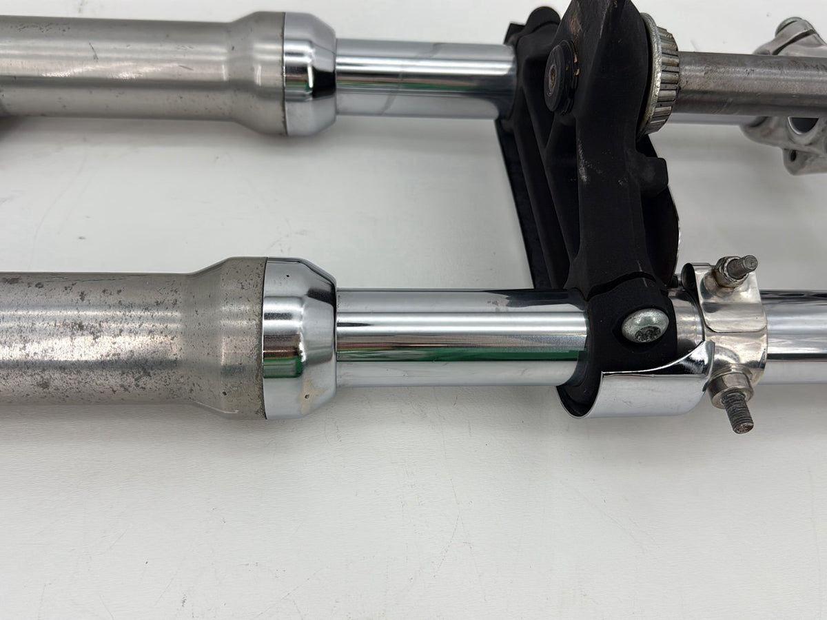 1993 Harley Sportster XLH883H 883 Front Triple Tree Set LH RH Fork Legs Sliders