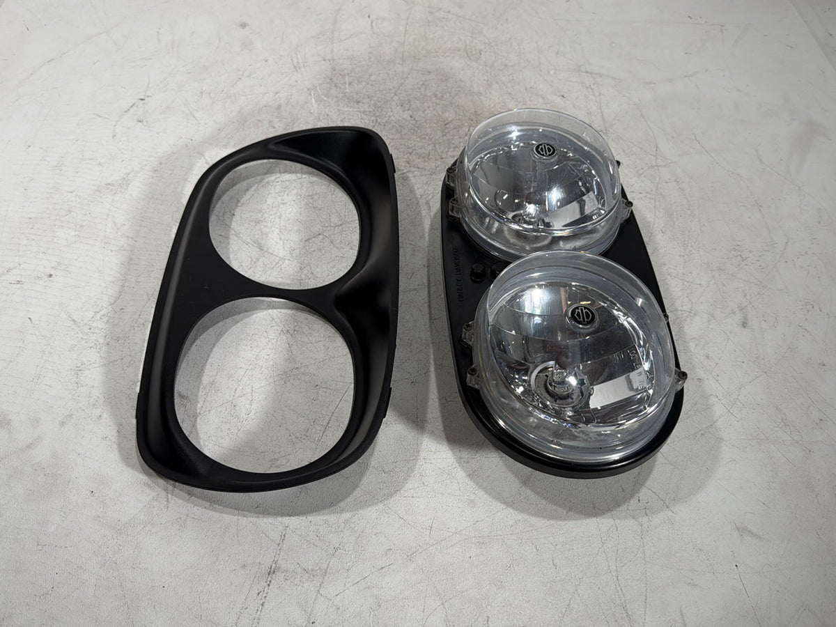 2011 Harley Road Glide Touring FLTRX OEM Headlight Headlamp Head Light Halogen