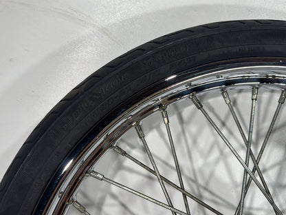 1997 Harley Sportster 1200 Custom XL1200C OEM Front Wheel Rim Tire Spoked