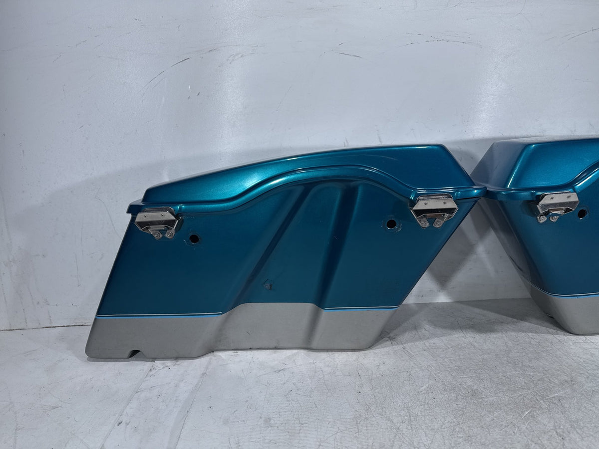 1995 Harley Electra Glide Touring FLHT OEM Left Right Saddlebags Luggage NOKey
