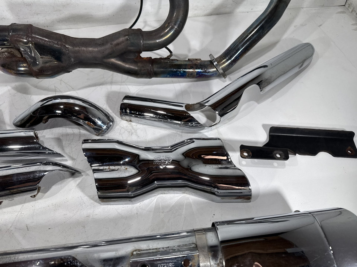 14 Harley Electra Glide Touring Ultra Exhaust Header Pipes Muffler Vance & Hines