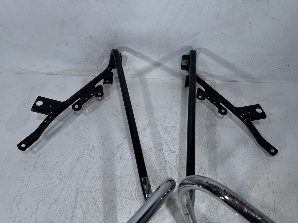 12 Harley Electra Glide Touring OEM Rear Left Right Saddlebag Guard Rails Bar