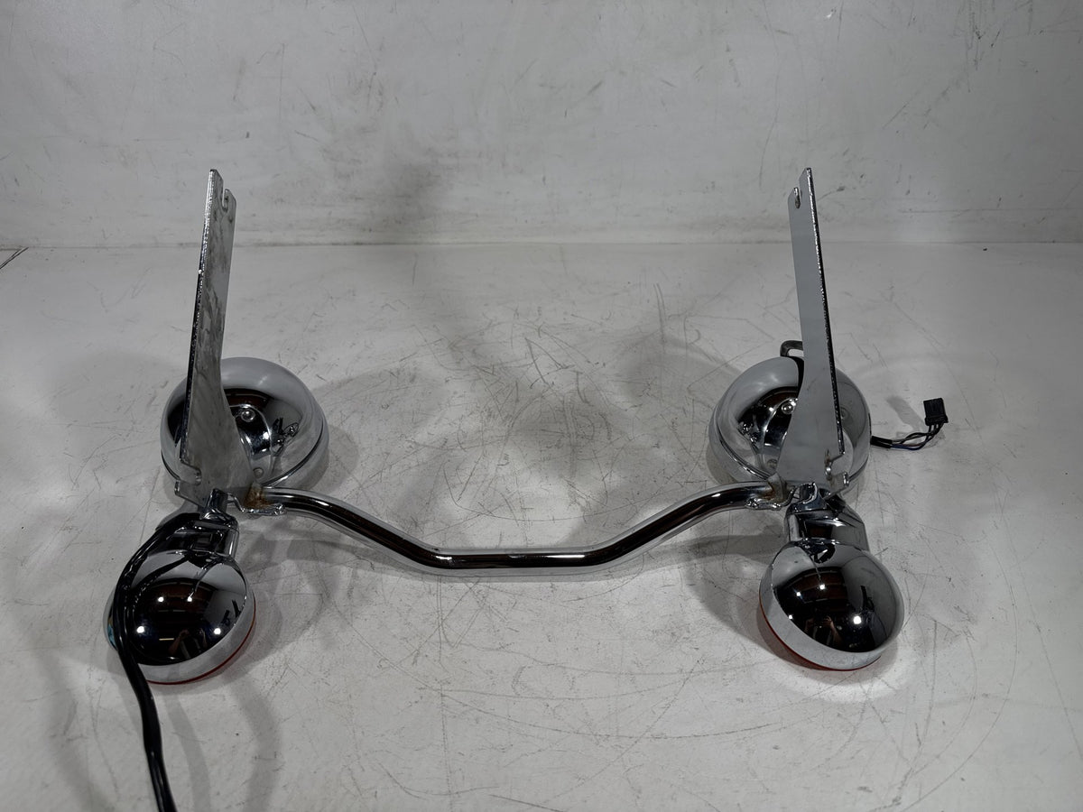 2012 Harley Electra Touring Ultra OEM Front Turn Signal Indicators Aux Light Bar