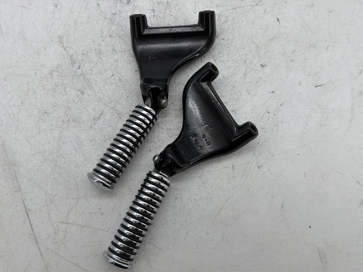 2006 Harley Sportster 1200 Custom XL1200C OEM Passenger Left & Right Foot Pegs