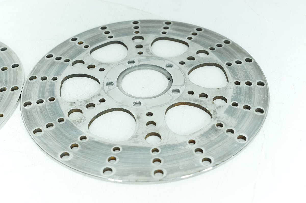1999 Harley Touring Electra Ultra Classic OEM Front Brake Rotors Disc Pair