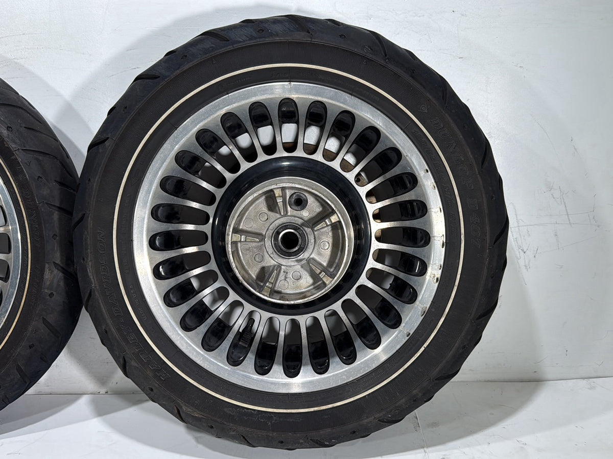2010 Harley Electra Glide Touring Ultra FLHTCU OEM Front & Rear Wheel Rim Tire16" 17"