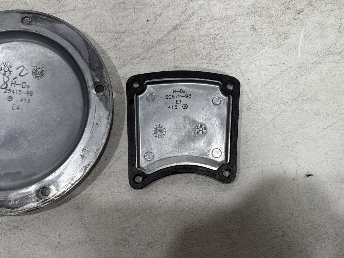 2003 Harley Electra Glide Touring FLHTI OEM Lower Clutch Derby Cover Trim Cap