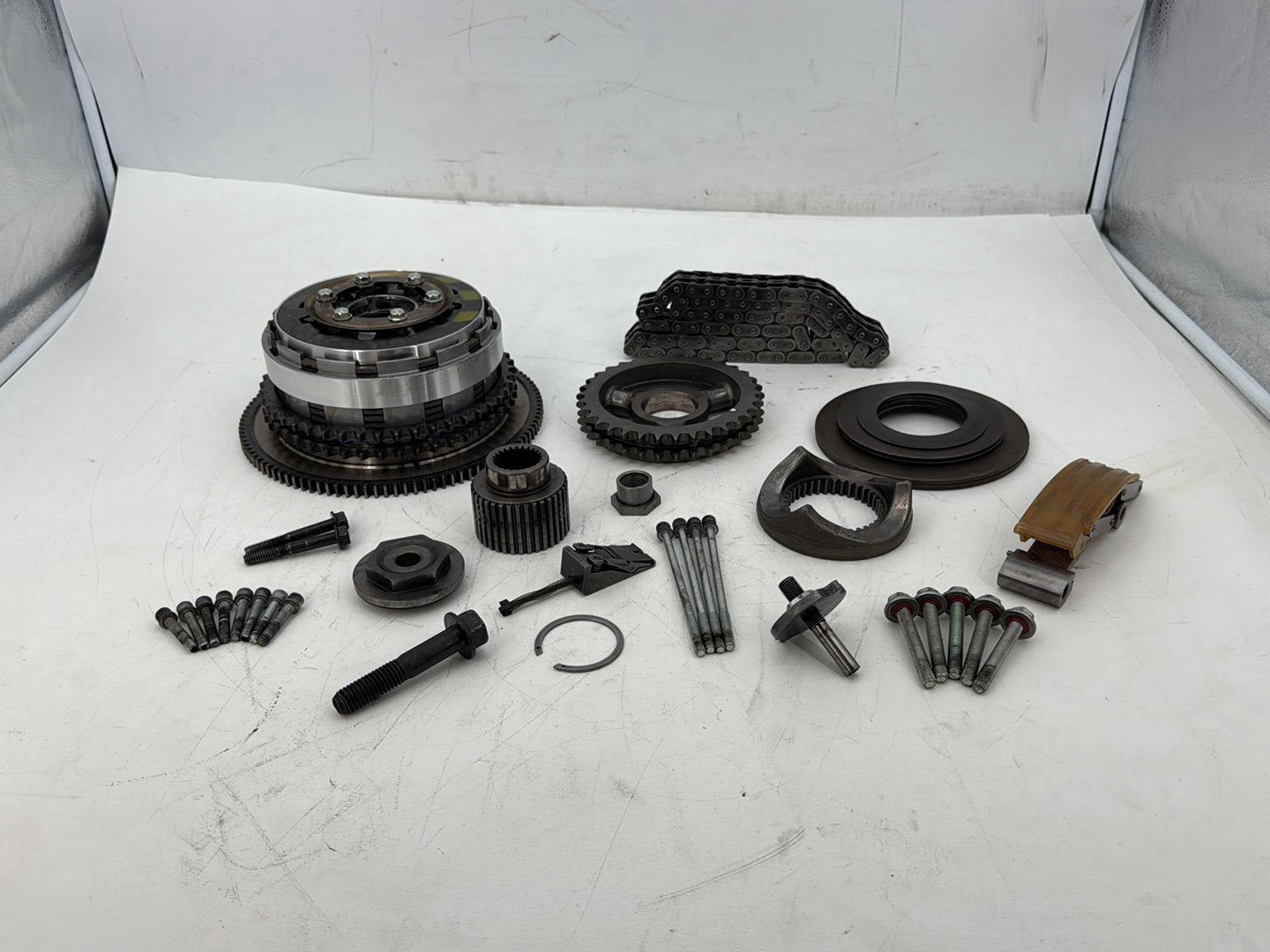 2011 Harley Electra Glide Ultra FLHTK OEM Clutch Basket Chain Tensioner Kit