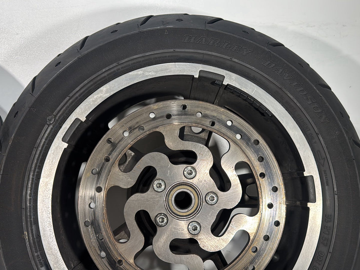 2017 Harley Road Glide Touring Front Rear Wheel Rim Tire 130/60 180/65 16" 19"