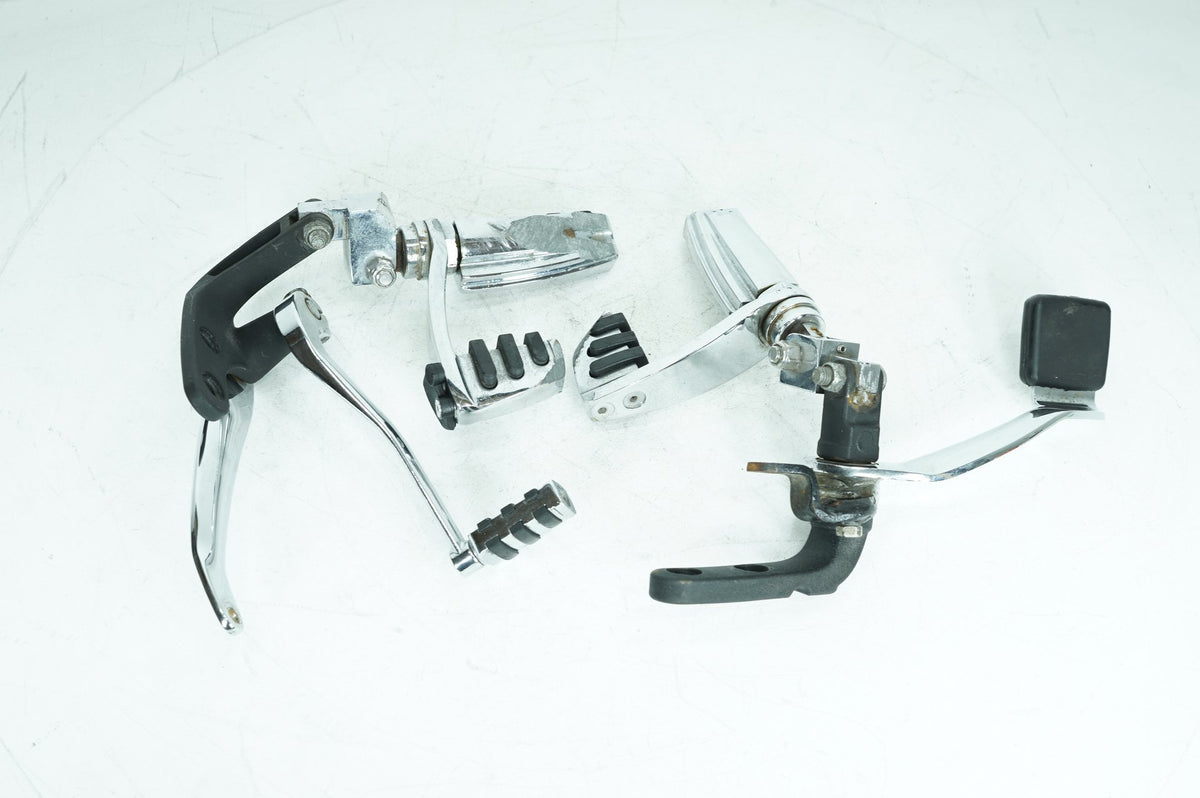 2008 Harley Dyna FXDWG 105th Wide Glide OEM Left Right Foot Brake Control Pegs