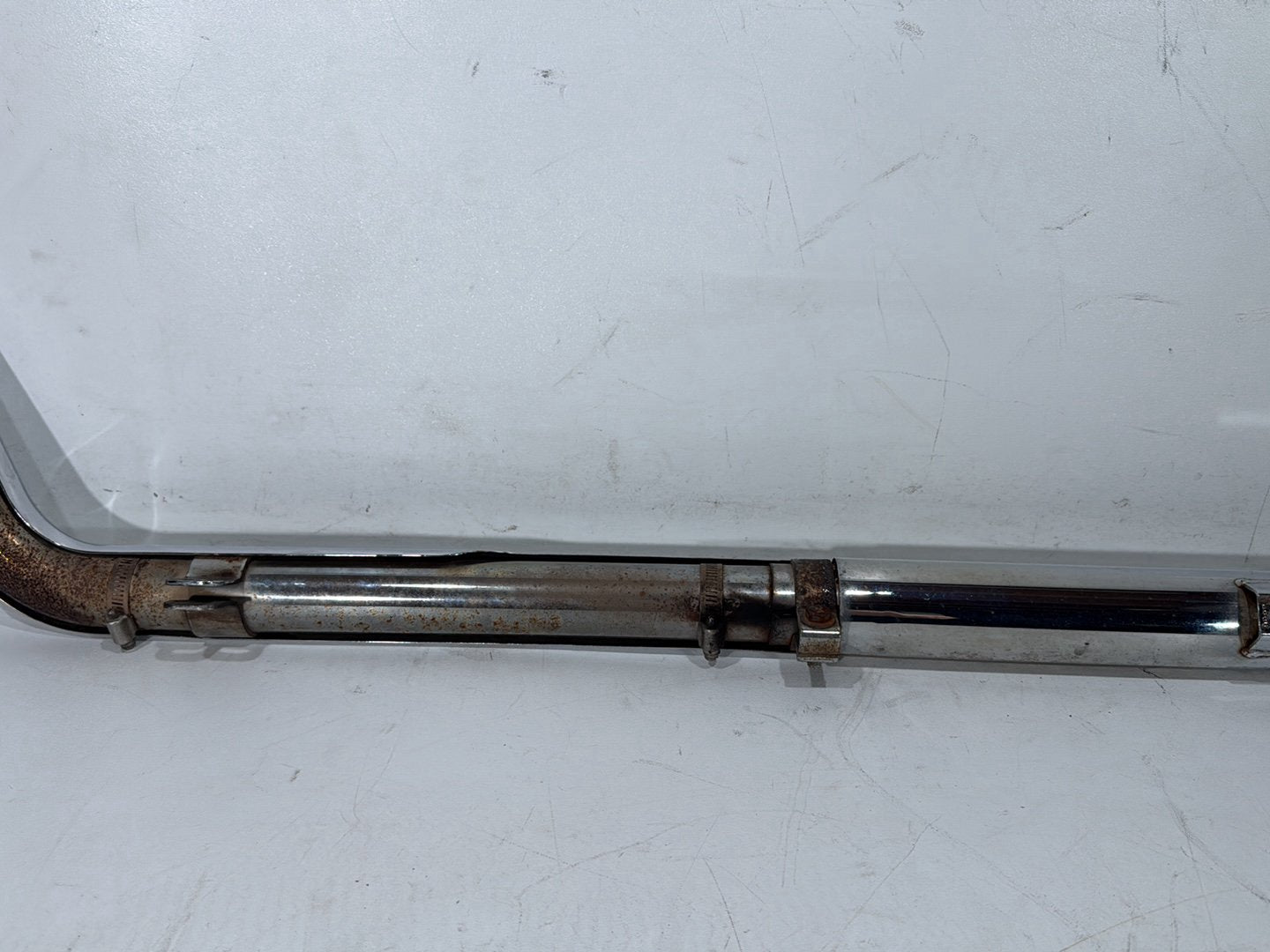2000 Harley Dyna FXDWG Wide Glide OEM Exhaust Header Pipes Muffler