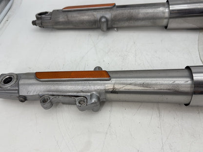 11 Harley Electra Glide OEM Front Triple Tree Set &amp; LH RH Fork Legs Sliders