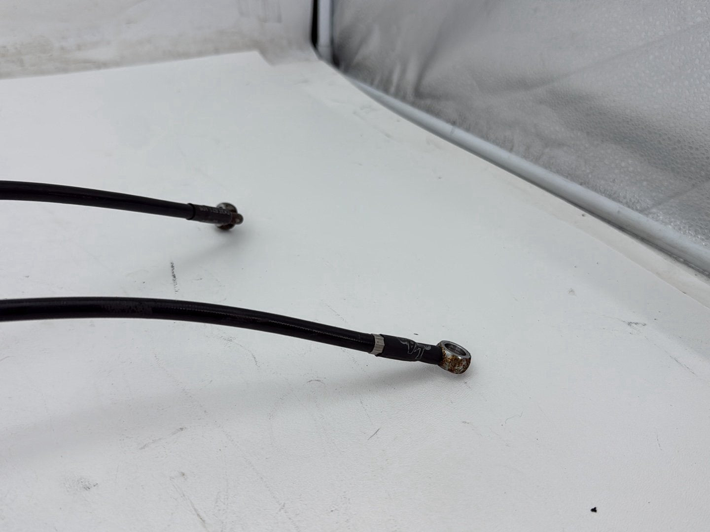 2007 Harley Street Glide Touring FLHX OEM Front Brake Hose Line Pipe
