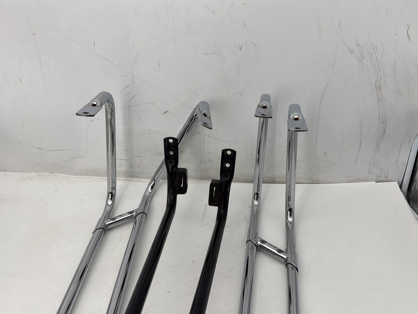 2007 Harley Touring FLHTP Electra Glide Police OEM Rear Left Right Saddlebag Guard Rails Bar