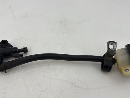 2009 Harley Sportster XL1200C 1200 Custom OEM Rear Brake Master Cylinder Bottle Brake Line