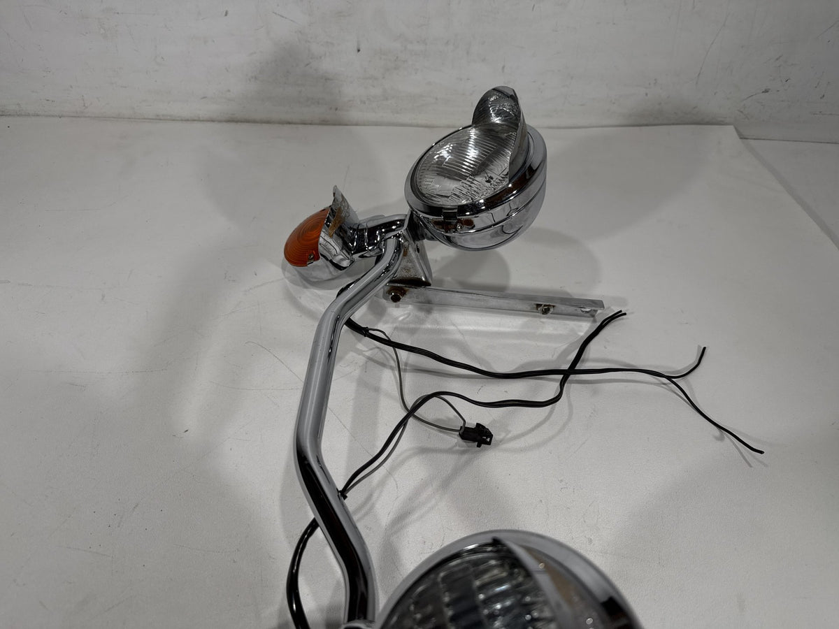 1995 Harley Heritage Softail Classic Front Turn Signal Indicators Aux Light Bar