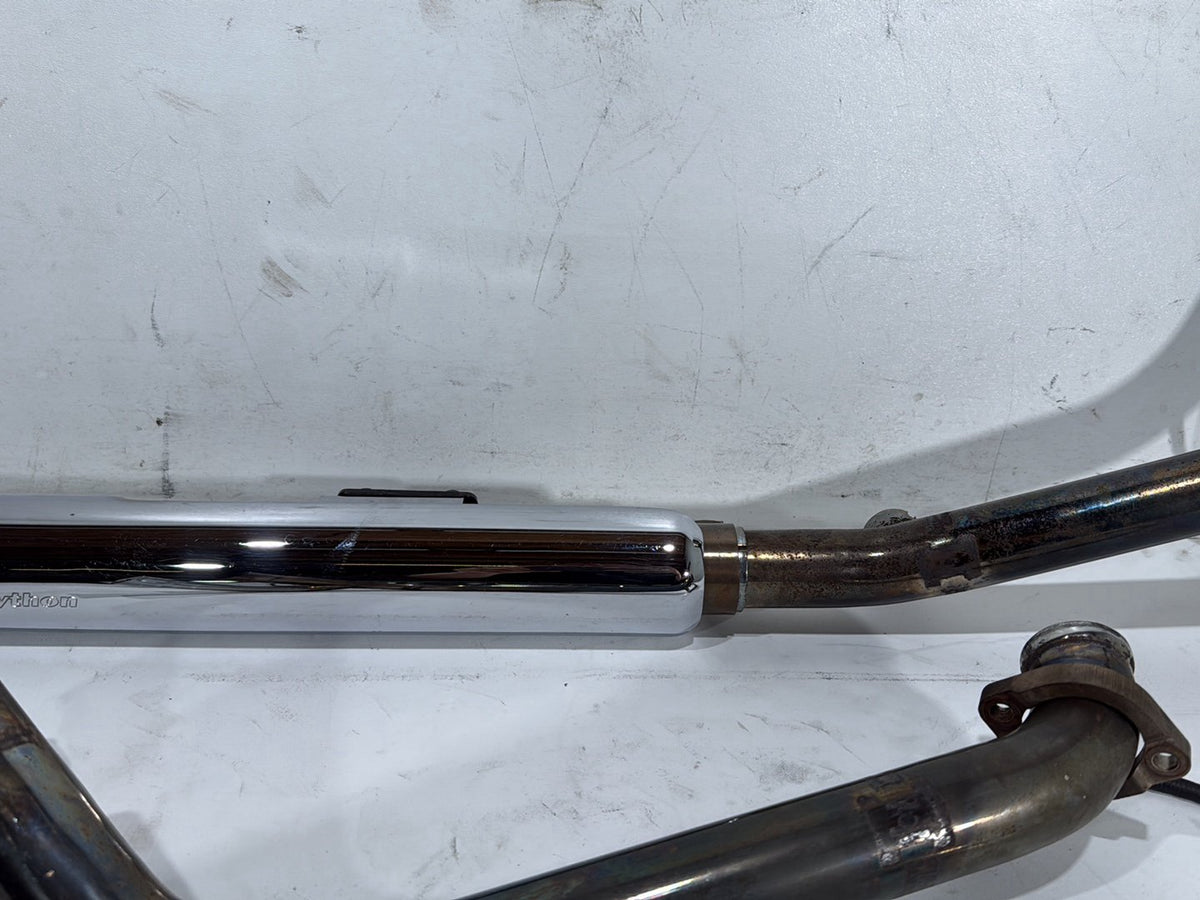 2007 Harley Softail Standard FXST OEM Exhaust Header Pipes Muffler