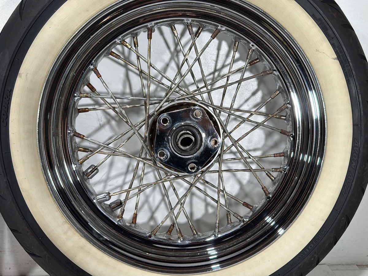 1990 Harley Electra Glide Touring Front Rear Wheel Rim Tire Spoked MT90B16 16"