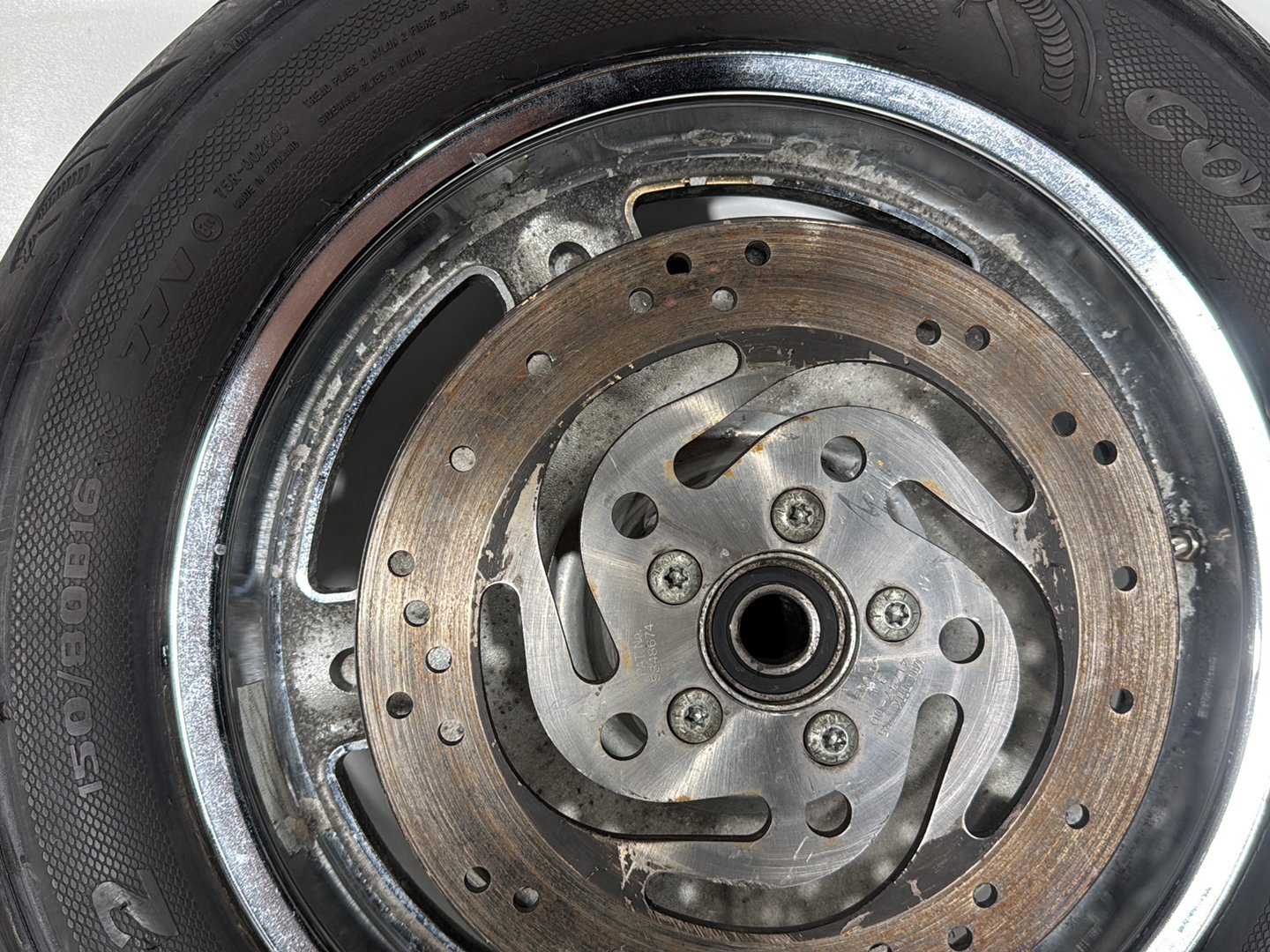2009 Harley Sportster XL1200 1200 Low OEM Rear Wheel Rim Tire 150/80B16 77V 16"