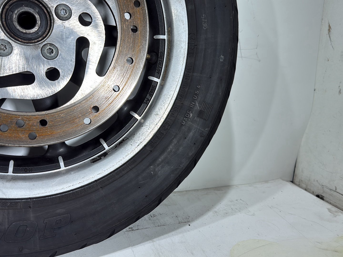 2000 Harley Touring FLHTCUI Electra Glide Ultra Front &amp; Rear Wheel Rim Tire 16"
