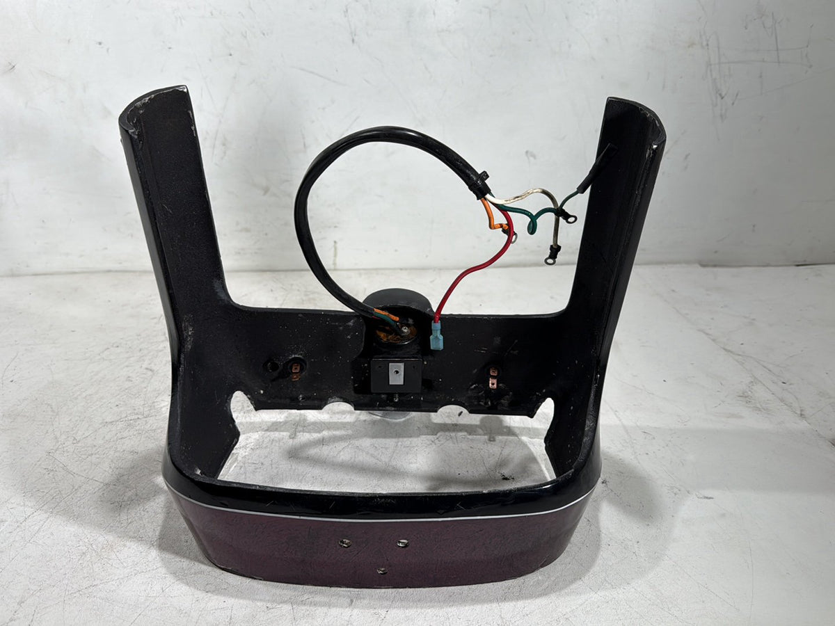 1990 Harley Electra Glide Touring Front Inner Fairing Dash Panel Ignition NOKey