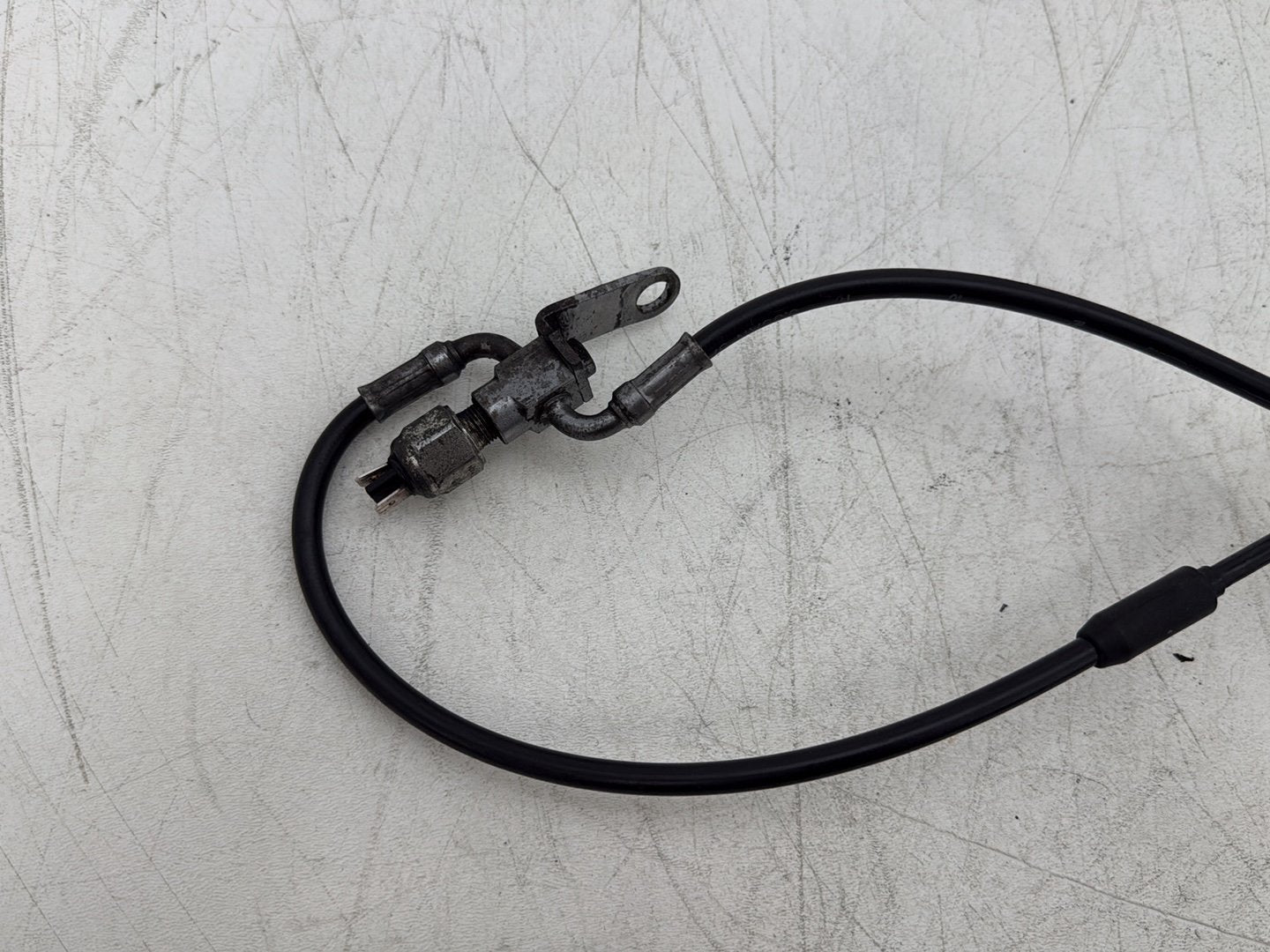 2011 Harley Softail FLSTFB Fat Boy OEM Rear Brake Hose Line Pipe ABS