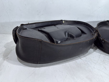 1991 Harley Heritage Softail Classic FLSTC OEM Rear Left Right Saddlebags Luggage Leather