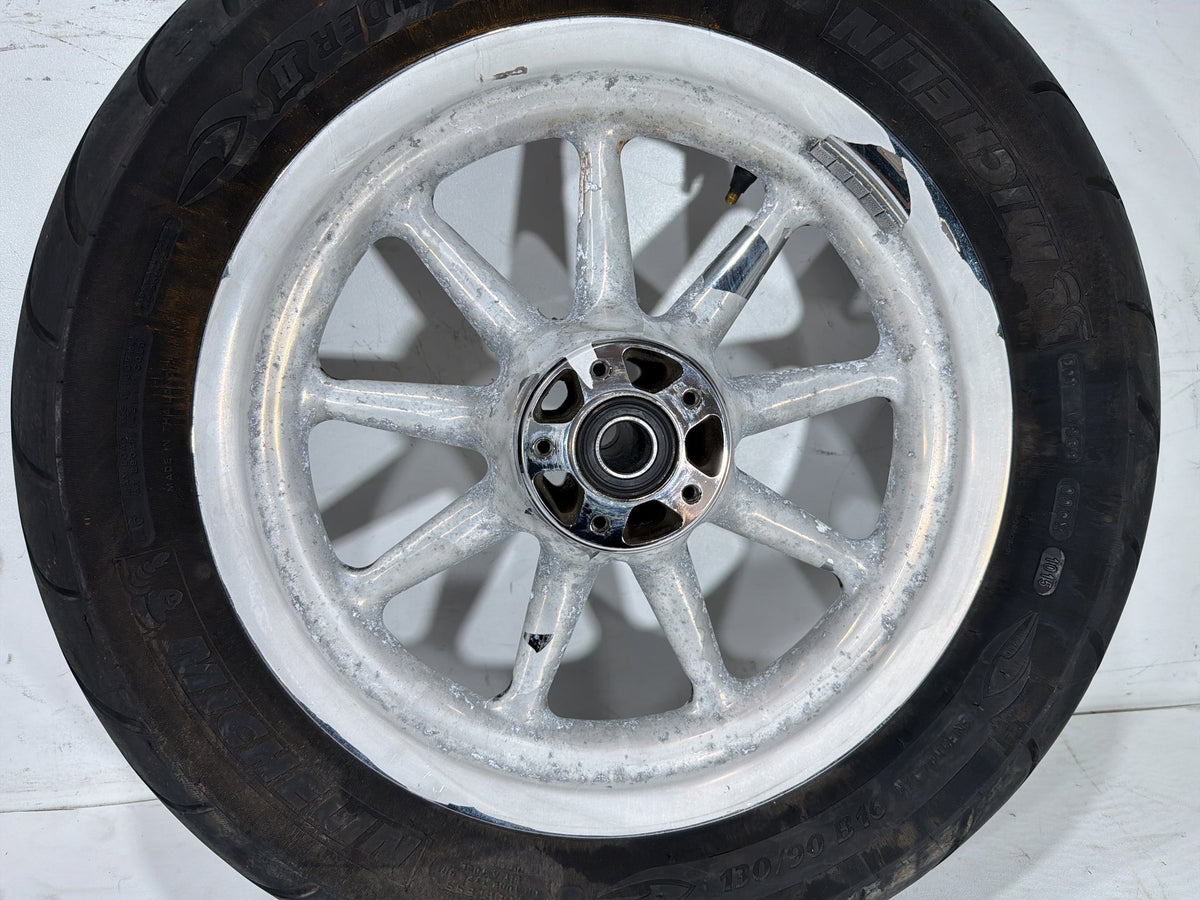 2004 Harley Electra Glide Touring Ultra OEM Front Wheel Rim Tire 130/90B16 16"
