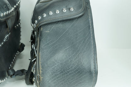 2007 - 2012 Harley-Davidson Softail Heritage Classic Rear Left Right Saddlebags Luggage Leather  	90476-06A