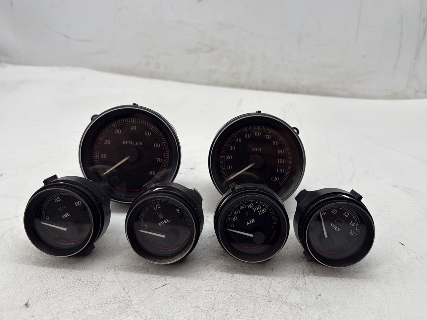 2006 Harley Touring Electra Glide Classic OEM Air Oil Volt Fuel Tacho Speedo Gauges 50K