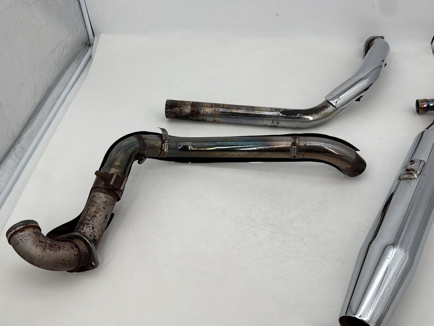 1999 - 2006 Harley-Davidson Touring Electra Glide Ultra Exhaust Header Pipes Muffler  	65621-99B