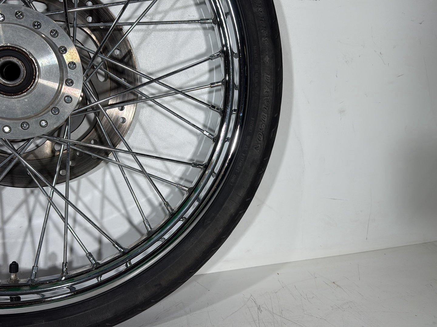 2004 - 2013 Harley-Davidson Sportster 1200 Custom Front Wheel Rim Tire Spoked 44610-05