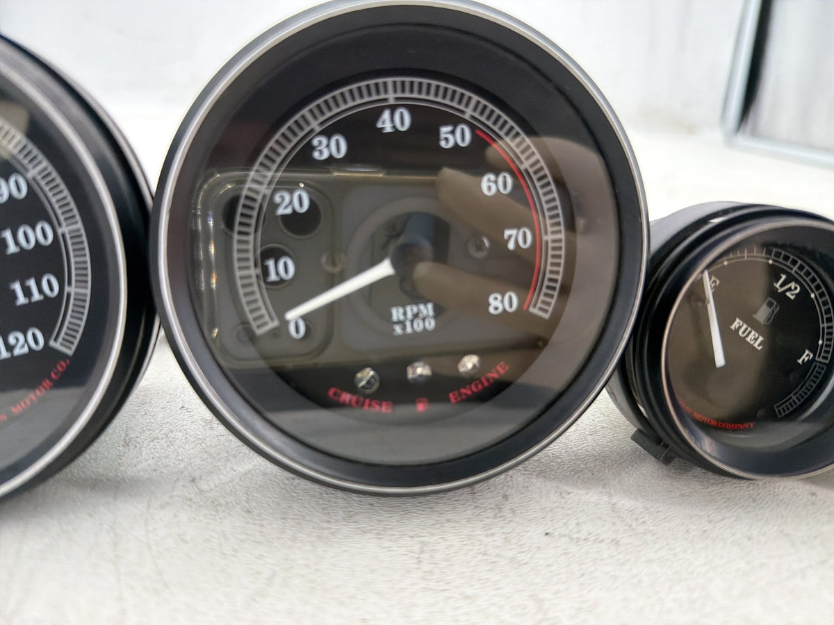 98 Harley Electra Glide Touring Ultra Air Oil Volt Fuel Tacho Speedo Gauges 28K